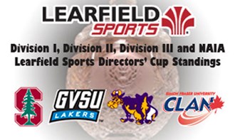 Stanford, Grand Valley State, Williams and Simon Fraser Lead Learfield Sports DC Standings
